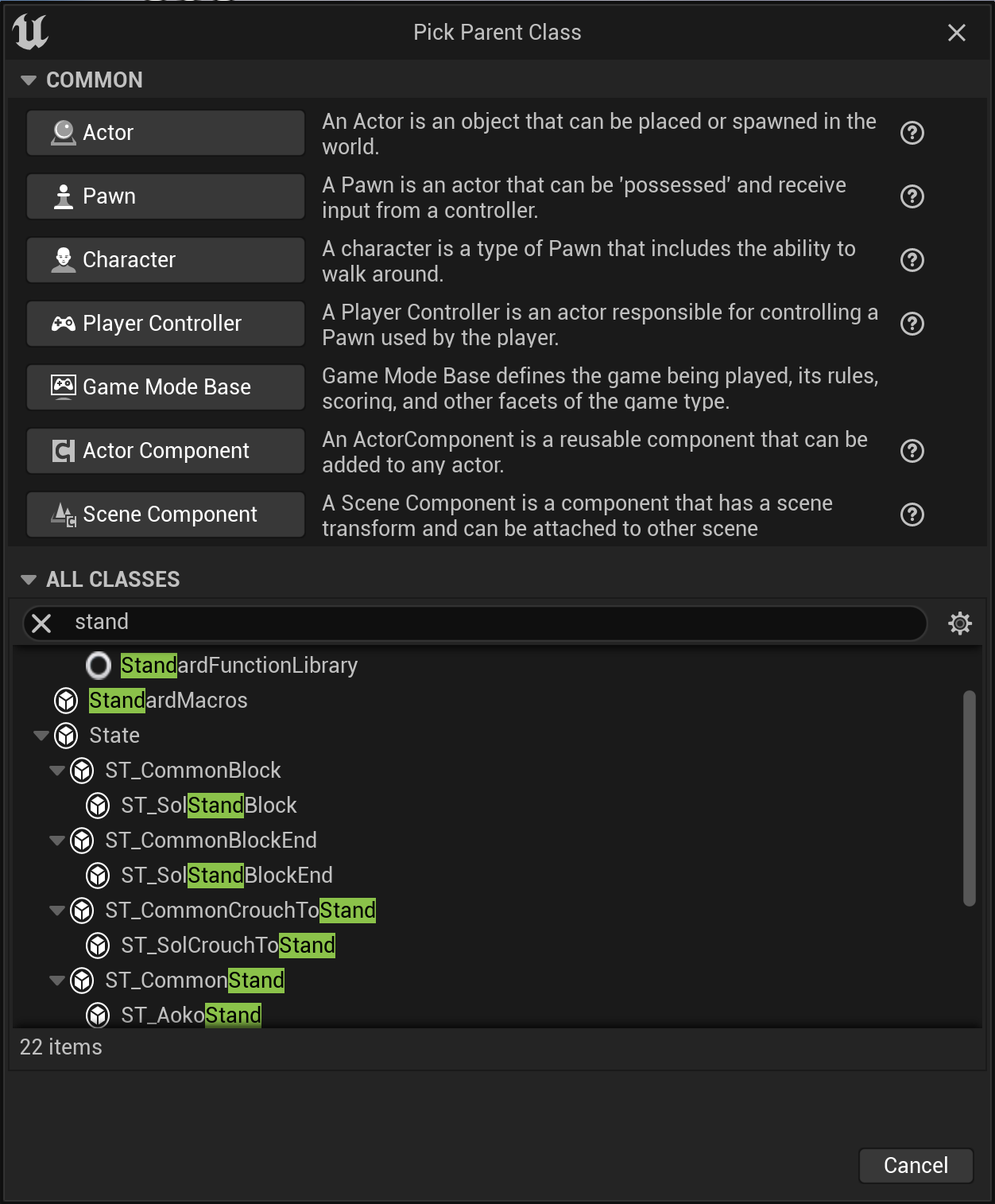 Create state blueprint